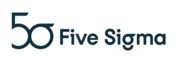 Five Sigma Logo - Horizontal Blue